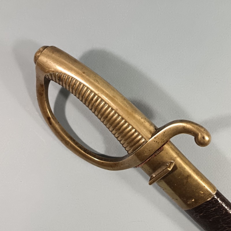 SABRE BRIQUET INFANTERIE MODELE AN XI PREMIER EMPIRE ET SECOND EMPIRE LAME NON MARQUEE